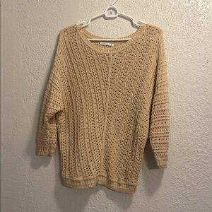 Staccato Women's Tan Knit Sweater